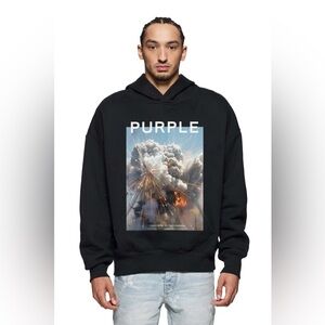 Purple Fireworks Hoodie